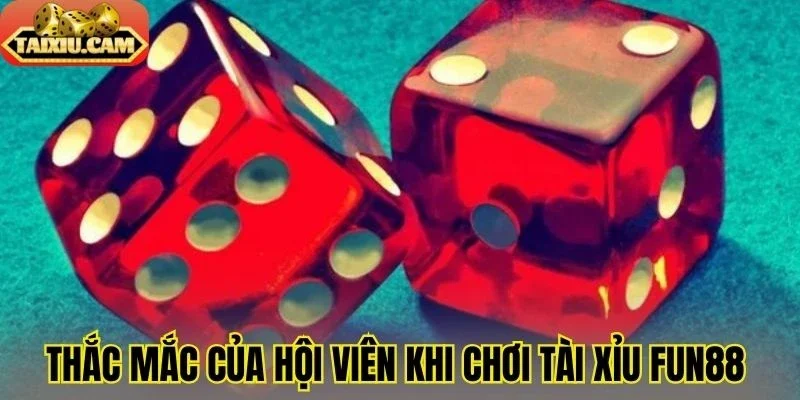 Thắc mắc của hội viên khi chơi tài xỉu Fun88 